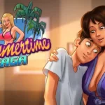 Summertime Saga gallery mod functional architecture and Cookie Jar menu layout overview