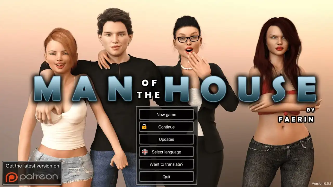 Man of the House game characters promotional artwork