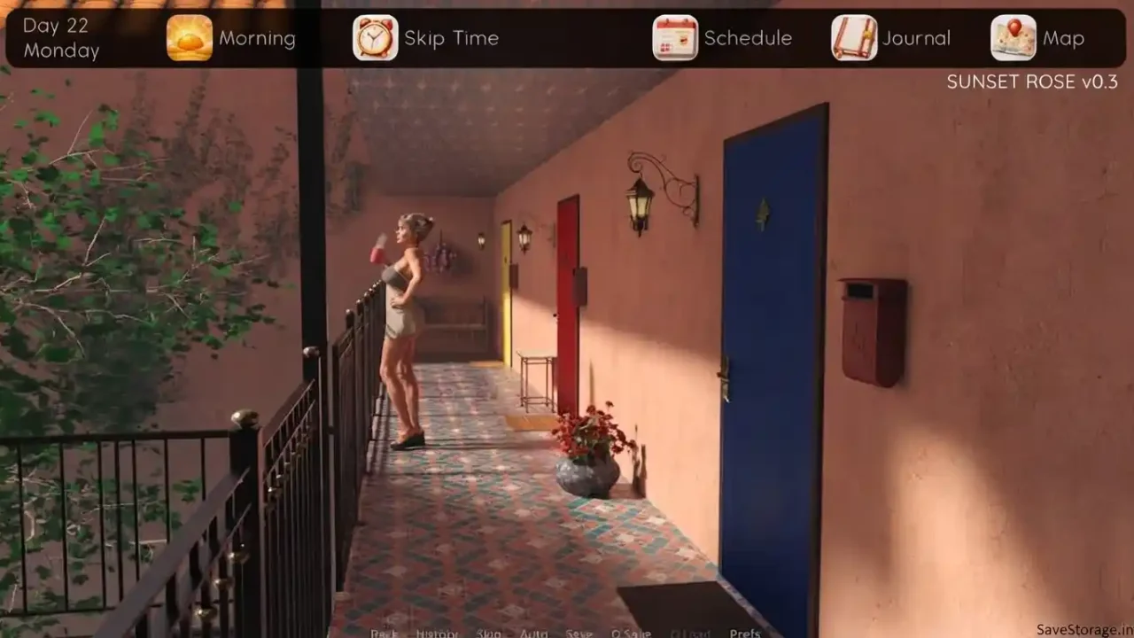 Sunset Rose v0.3 gameplay screenshot