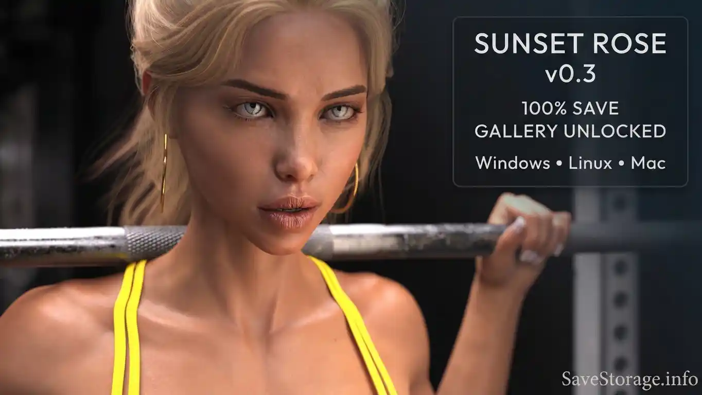 Sunset Rose v0.3 100% save game with gallery unlocked